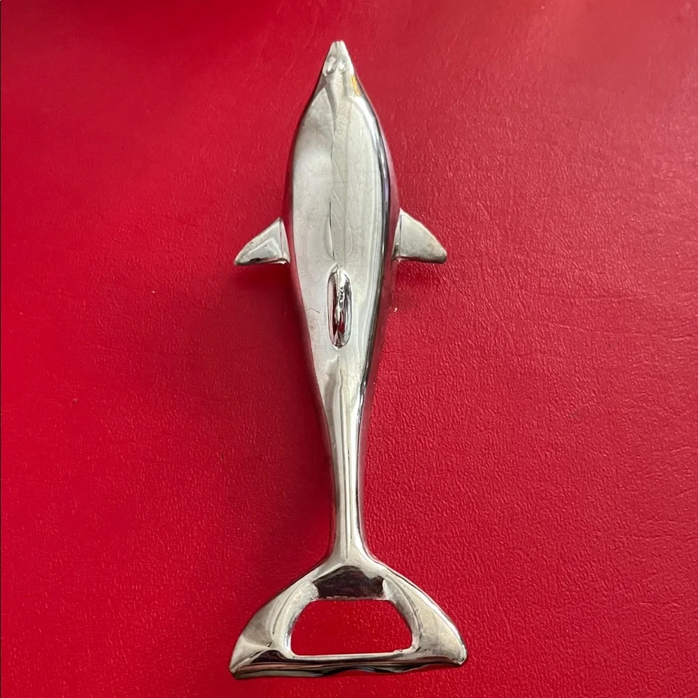 Silver Dolphin Bottle Opener